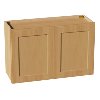 HT - W3321: Timber Wood Shaker 33"W x 21"H 2 Doors Standard Wall Bridge Cabinet - homecabinets