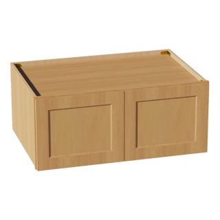 HT - W361524: Timber Wood Shaker 36"W x 15"H x 24"D 2 Doors Standard Bridge Wall Cabinet - homecabinets