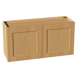 HT - W3618: Timber Wood Shaker 36"W x 18"H 2 Doors Standard Wall Bridge Cabinet - homecabinets
