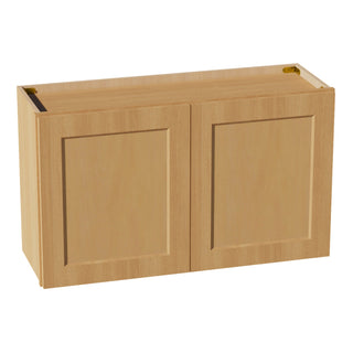 HT - W3621: Timber Wood Shaker 36"W x 21"H 2 Doors Standard Wall Bridge Cabinet - homecabinets