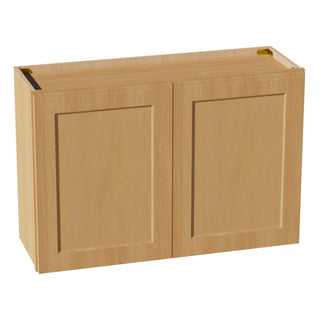 HT - W3624: Timber Wood Shaker 36"W x 24"H 2 Doors Standard Wall Bridge Cabinet - homecabinets