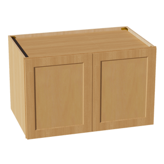 HT - W392424: Timber Wood Shaker 39"W x 24"H x 24"D 2 Doors & 1 Shelf Standard Bridge Wall Cabinet - homecabinets