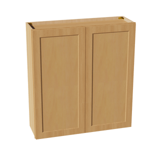 HT - W3942: Timber Wood Shaker 39"W x 42"H 2 Doors & 3 Shelves Standard Wall Cabinet - homecabinets