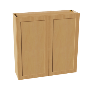 HT - W4242: Timber Wood Shaker 42"W x 42"H 2 Doors & 3 Shelves Standard Wall Cabinet - homecabinets