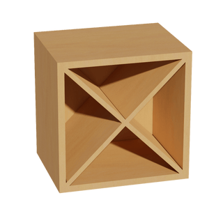 HT - WR1515: Timber Wood Shaker 15"W x 15"H x 12"D Wall Wine Rack Incl. Shelf - homecabinets