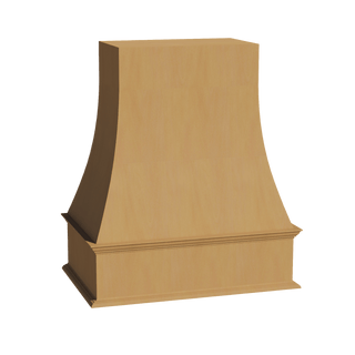HT - WRH3036: Timber Wood Shaker 30"W x 36"H Wood Wall Mounted Range Hoods - homecabinets