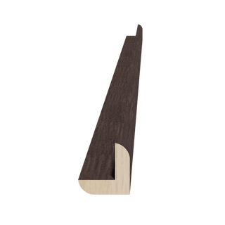 SM - OCM8: Mocha Brown Slim Shaker 96"W x 7/8"H x 7/8"D Outside Corner Molding - homecabinets