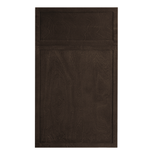 SM - OE1242: Mocha Brown Slim Shaker 12"W x 42"H 4 Shelves Wall End Shelf Cabinet - homecabinets