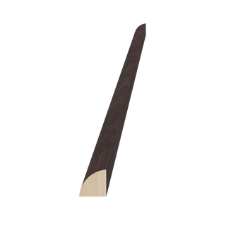 SM - QRM: Mocha Brown Slim Shaker 96"W x 3/4"H x 3/4"D Quarter Round Shoe Molding - homecabinets