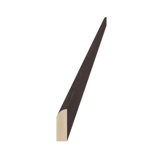 SM - SM8 - S: Mocha Brown Slim Shaker 96"W x 3/4"H x 1/4"D Scribe Molding - homecabinets