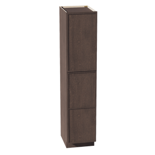 SM - TP1884: Mocha Brown Slim Shaker 18"W x 84"H x 24"D 2 Doors & 5 Shelves Tall Shelf Pantry Cabinets - homecabinets