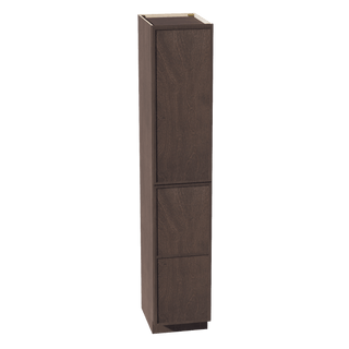 SM - TP1896: Mocha Brown Slim Shaker 18"W x 96"H x 24"D 2 Doors & 6 Shelves Tall Shelf Pantry Cabinets - homecabinets