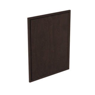 SM - WP - BASE: Mocha Brown Slim Shaker 23 - 1/2"W x 29 - 1/2"H x 3/4"D Wainscot Panel Base - homecabinets