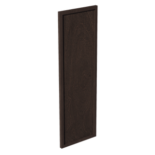 SM - WP - W36: Mocha Brown Slim Shaker 36" - 11 - 1/2"W x 35 - 1/2"H x 3/4"D Wainscot Panel Wall - homecabinets