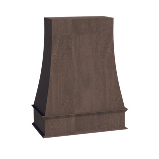 SM - WRH4836: Mocha Brown Slim Shaker 48"W x 36"H Wood Wall Mounted Range Hoods - homecabinets