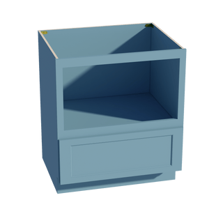 TG - BMC30: Soft Green Shaker 30" 1 Drawer Base Built - in Microwave Cabinets - homecabinets