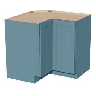 TG - LSB33: Soft Green Shaker 33" 2 Doors Lazy Susan Corner Base Cabinet - homecabinets