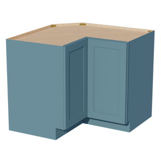 TG - LSB36: Soft Green Shaker 36" 2 Doors Lazy Susan Corner Base Cabinet - homecabinets