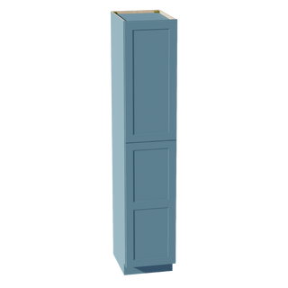 TG - TP1890: Soft Green Shaker 18"W x 90"H x 24"D 2 Doors & 5 Shelves Tall Shelf Pantry Cabinets - homecabinets