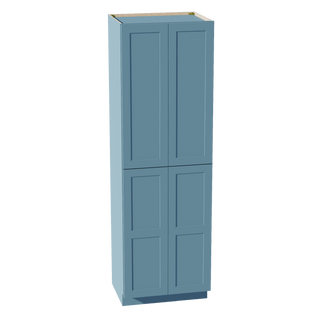 TG - TP3096: Soft Green Shaker 30"W x 96"H x 24"D 2 Doors & 6 Shelves Tall Shelf Pantry Cabinets - homecabinets