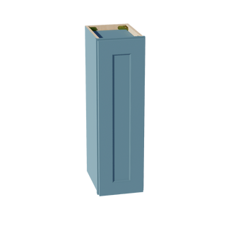 TG - W0930: Soft Green Shaker 09"W x 30"H 1 Door & 2 Shelves Standard Wall Cabinet - homecabinets