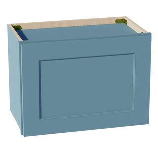 TG - W2115: Soft Green Shaker 21"W x 15"H 1 Door Standard Wall Bridge Cabinet - homecabinets