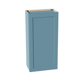 TG - W2142: Soft Green Shaker 21"W x 42"H 1 Door & 3 Shelves Standard Wall Cabinet - homecabinets