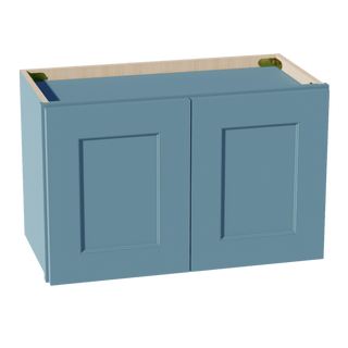 TG - W2415: Soft Green Shaker 24"W x 15"H 2 Doors Standard Wall Bridge Cabinet - homecabinets