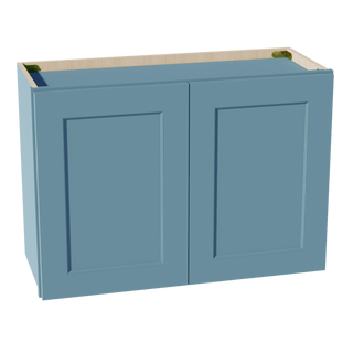 TG - W3021: Soft Green Shaker 30"W x 21"H 2 Doors Standard Wall Bridge Cabinet - homecabinets