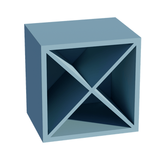 TG - WR1515: Soft Green Shaker 15"W x 15"H x 12"D Wall Wine Rack Incl. Shelf - homecabinets