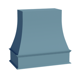 TG - WRH3636: Soft Green Shaker 36"W x 36"H Wood Wall Mounted Range Hoods - homecabinets