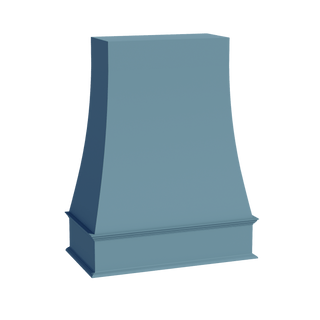 TG - WRH4836: Soft Green Shaker 48"W x 36"H Wood Wall Mounted Range Hoods - homecabinets