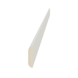 TW - BM1 - 1/4: Creamy White Shaker 96"W x 1 - 1/4"H x 1/4"D Batten Molding - homecabinets