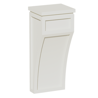 TW - CML: Creamy White Shaker 5 - 1/4"W x 12 - 1/2"H x 4 - 1/2"D Large Corbel - homecabinets