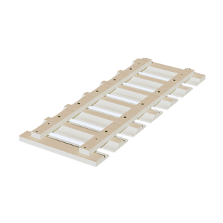 TW - GL30: Creamy White Shaker 30"W x 1 - 1/2"H x 12"D Wall Glass Holder - homecabinets