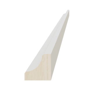 TW - ICM8: Creamy White Shaker 96"W x 3/4"H x 3/4"D Inside Corner Molding - homecabinets