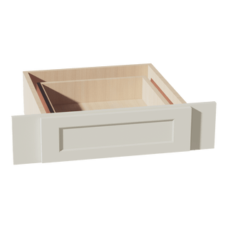 TW - KD30: Creamy White Shaker 30"W Vanity Knee Drawers - homecabinets
