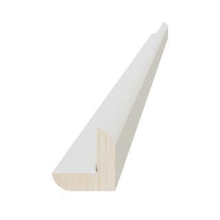 TW - OCM8: Creamy White Shaker 96"W x 7/8"H x 7/8"D Outside Corner Molding - homecabinets