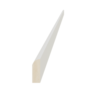 TW - SM8 - S: Creamy White Shaker 96"W x 3/4"H x 1/4"D Scribe Molding - homecabinets