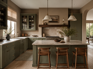 What Wall Color Goes With Sage Green Cabinets?