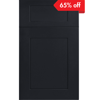 Black Shaker Cabinet (Ebony Black) - homecabinets