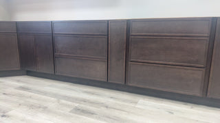 Brown Slim Shaker Cabinet (Mocha Brown) - homecabinets