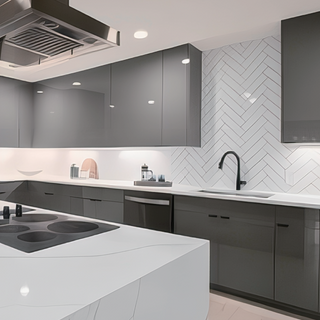 Cocina Frost White Slim Shaker 10x10