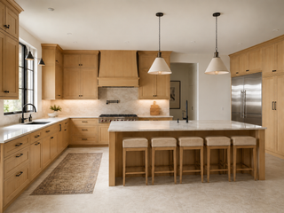 Timber Wood Kitchen - homecabinets
