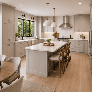 Lunar Gray Kitchen - homecabinets