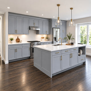 Dove Gray Shaker 10x10 Kitchen