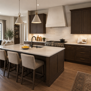 Rustic Wood Shaker 10x10 Kitchen