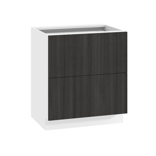 Frameless Oak Shade - 30"W Drawer Base Cabinet