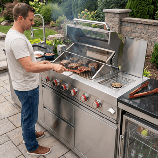 304 Stainless Steel Grill Hood Sample - homecabinets