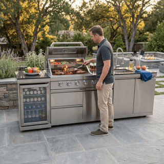 304 Stainless Steel Grill Hood Sample - homecabinets